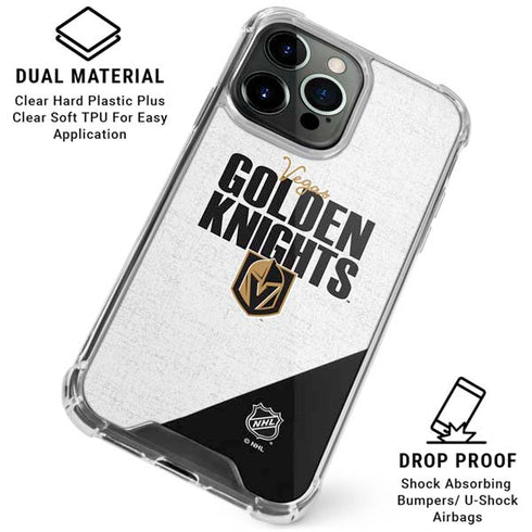 NHL Vegas Golden Knights Script iPhone 16 Pro Clear Case